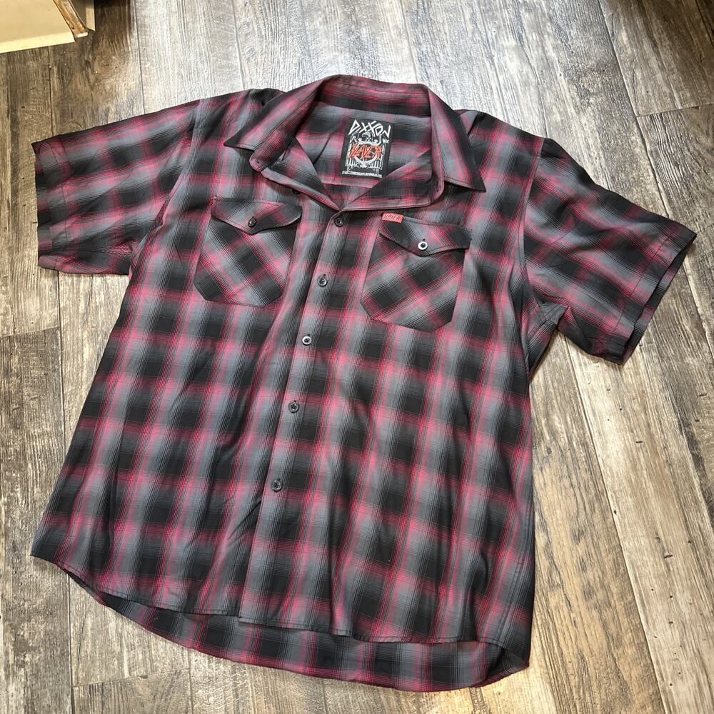 Dixxon Flannel Co Slayer Shirt Mens 3XL Band Rock Music Plaid Button Up/Down
